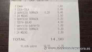 El inesperado cobro a unos comensales en un restaurante de Zamora - La Opinión de Zamora