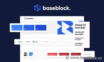 Baseblock - Start Building Design Systems block by block