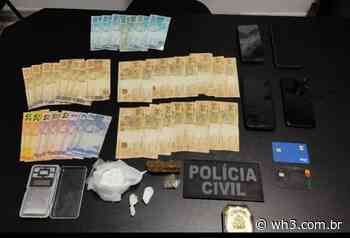 Polícia Civil prende suspeito de tráfico de drogas em Pinhalzinho - WH3