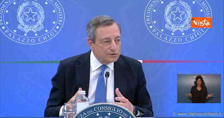 Draghi: “Se si ha la sensazione che è una sofferenza straordinaria stare in questo governo, bisogna essere chiari”