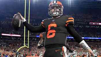 Panthers' Baker Mayfield paid off punter Johnny Hekker to get the number he wanted in Carolina