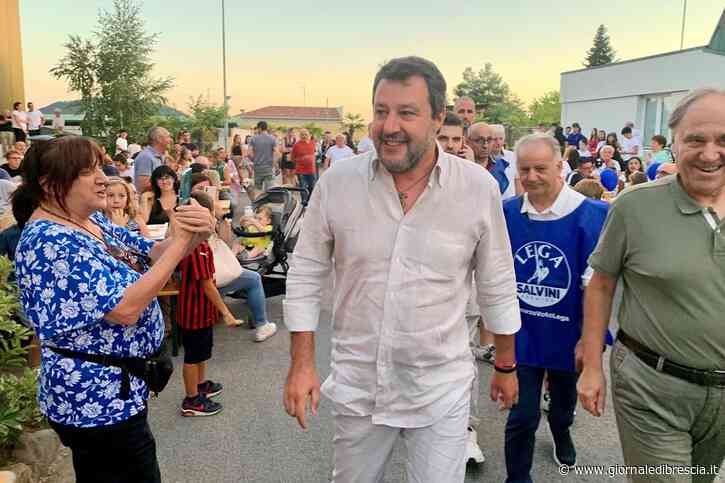 Cosa ha detto Matteo Salvini alla Festa della Lega di Adro - Giornale di Brescia