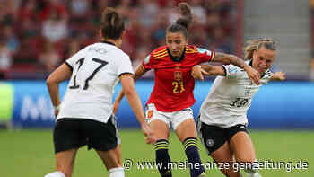 Deutschland gegen Spanien JETZT im Live-Ticker: Intensive Partie! DFB-Girls fighten