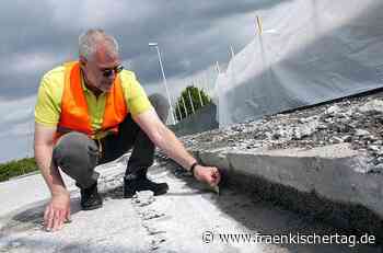 Brückenbaustelle Lauterer Höhe zwischen Coburg und Lautertal - Fränkischer Tag