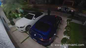 Thieves Caught on Camera Targeting Cars in Gated Community in Miami Lakes