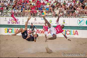 Serie AON 2022. Pisa Beach Soccer bellissimo e capolista - PisaNews - PisaNews