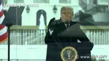 See the lines Trump ad-libbed during his January 6 speech