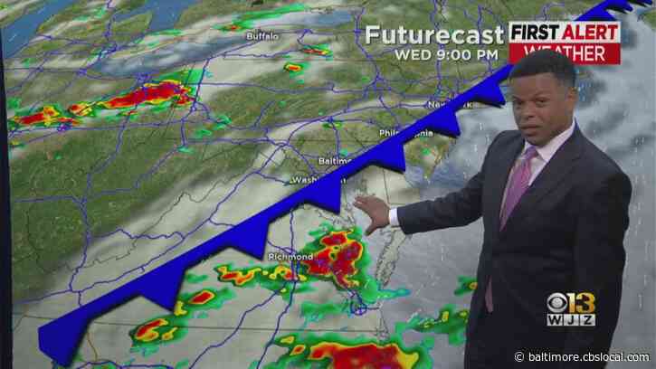 Maryland Weather: Severe Thunderstorm Warning For Multiple Maryland Counties