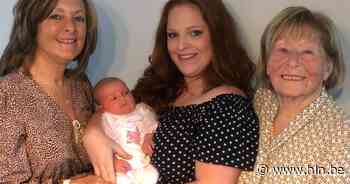 Pasgeboren Rosanne maakt deel uit van vierde viergeslacht - Het Laatste Nieuws