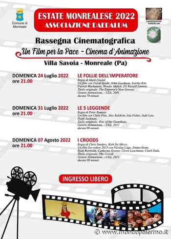 Monreale, rassegna cinematografica "Un film per la pace" a Villa Savoia - Mondopalermo.it