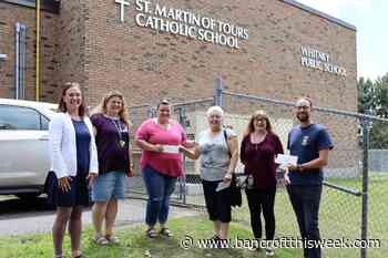 School reunion donates money to South Algonquin schools - Bancroft This Week