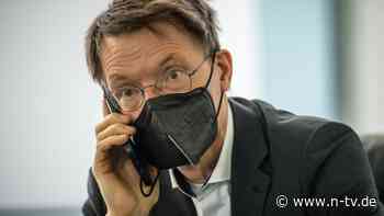 "Covid nicht in Praxis tragen": Lauterbach: Krankschreibung per Anruf kommt wieder - n-tv NACHRICHTEN