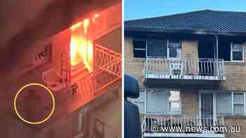 Ghastly footage of Sydney house fire - news.com.au