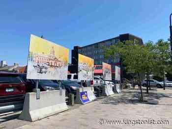 Downtown art installation reflects Kingston's Market Square over time - Kingstonist