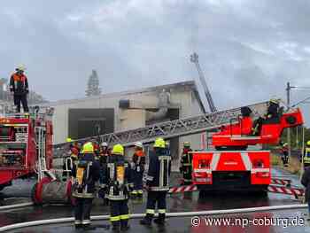 Küps - Lagerhalle geht in Flammen auf - 100.000 Euro Schaden - Neue Presse Coburg