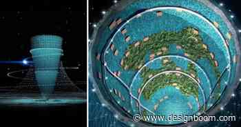 japanese teams develop an artificial gravity architecture to make outer-space living possible - Designboom
