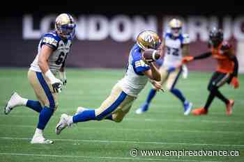 Zach Collaros, Dalton Schoen and Peyton Logan earn CFL weekly honours - Virden Empire Advance