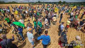 Baden-Württemberg: Bau des Pfaffensteigtunnels spaltet: Bauern demonstrieren - n-tv.de - n-tv NACHRICHTEN