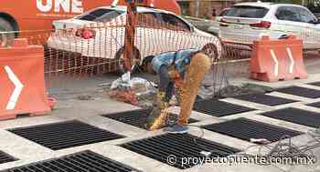 Corrige Ayuntamiento de Hermosillo colocación de parrillas pluviales en Solidaridad y García Morales; CIDUE se reúne con ciclistas - Proyecto Puente