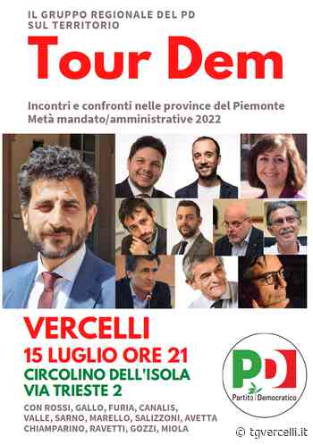 Il Pd porta in tour, anche a Vercelli, "I Fallimenti della Giunta Cirio" - tgvercelli.it
