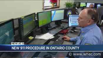 New 911 procedure in Ontario County