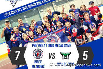 Ridge Meadows Pee Wees win lacrosse provincials – Maple Ridge News - Maple Ridge News