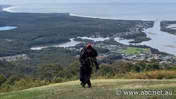 Year-old landslip secured just enough to allow paragliders' jump for joy from iconic mountain