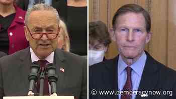 Sens. Schumer and Blumenthal Test Positive for Coronavirus, Stalling Senate Action - Democracy Now!