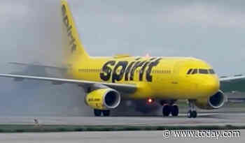 Spirit Airlines flight catches fire after landing at Atlanta airport