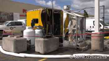 Canadian tire food truck fire in Barrie under investigation - CTV News Barrie