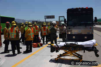 Inmate transport bus involved in collision - Santa Clarita Valley Signal