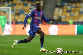'Ousmane Dembélé tekent bij bij Barcelona en levert in'