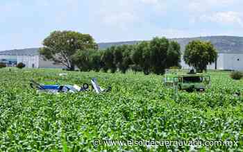 Se accidenta avioneta en municipio de Colón, Querétaro - El Sol de Cuernavaca