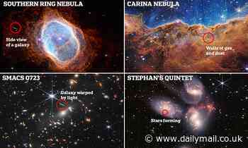 MailOnline reveals exactly what we can see in NASA's new James Webb images