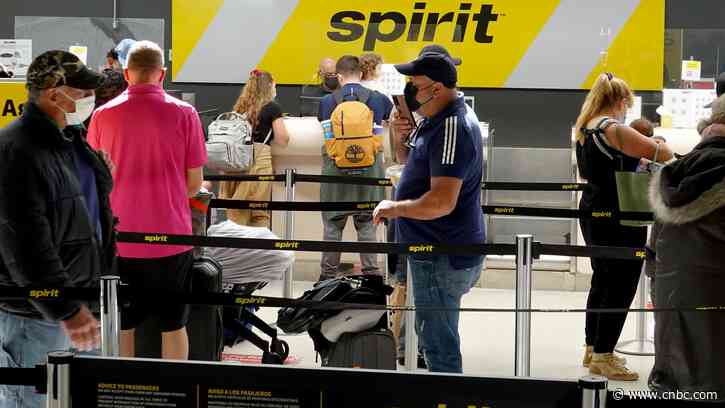 Spirit Airlines delays vote on Frontier deal again amid concerns about lack of shareholder support - CNBC