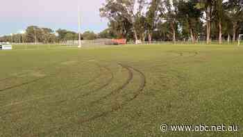 Geraldton police arrest four after La Fiamma soccer pitch allegedly damaged by youths in stolen car - ABC News