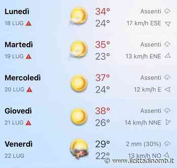 Meteo Monza Brianza: temperature in salita, fino al 21 luglio - Il Cittadino di Monza e Brianza