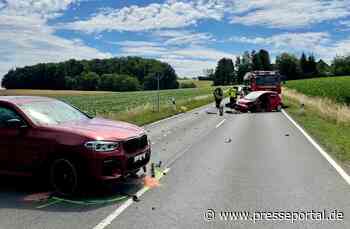 FW-DT: Verkehrsunfall mit drei verletzten Personen