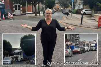 Residents 'angry and fed-up' as Vicarage Road closure chaos continues