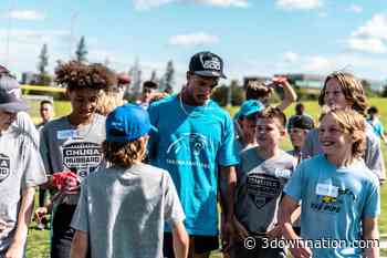 Canadian NFL running back Chuba Hubbard gives back to Edmonton's youth, plans to expand camp across country - 3downnation.com