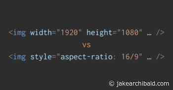 Avoiding  layout shifts: aspect-ratio vs width & height attributes