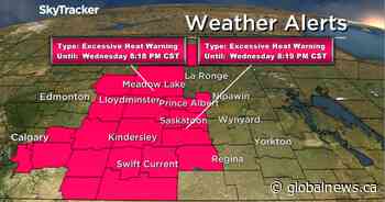 Heat warnings remain in effect across Saskatchewan