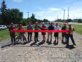 Rail Trail Project Officially Begins With Ribbon Cutting - DrumhellerOnline.com