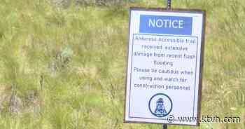 City works on Mt. Helena trail restoration after flooding - KTVH