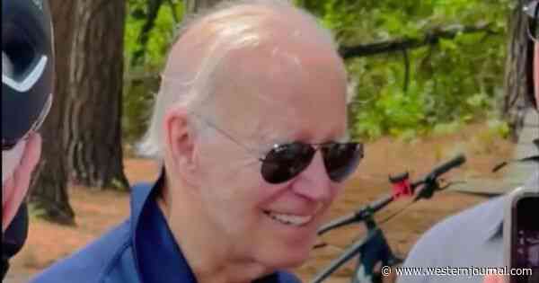 Watch: Dad Runs Into Biden on Bike Trail, Catches 'Live Sniffing' of Young Girl