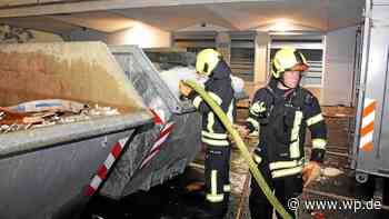 Siegen: Wieder brennt ein Abfallcontainer an Siegerlandhalle - WP News