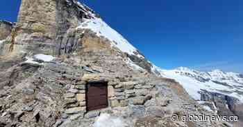 Historic hut in Rocky Mountains dismantled due to erosion of slope