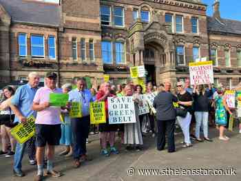 Protesters demand to 'save our greenbelt' ahead of full council meeting - St Helens Star