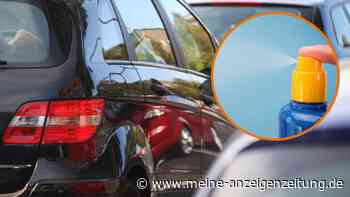 Autolack: Bei Lackschäden durch Sonnencreme sollten Autofahrer sofort handeln