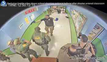 Uvalde's new anguish: Video shows police waiting in school